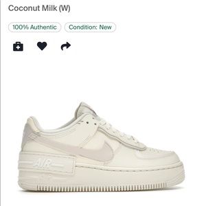 NEW Nike Low Shadow Airforce 9 in Coconut Milk